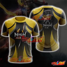 Nioh 2 Yellow And Black T-Shirt