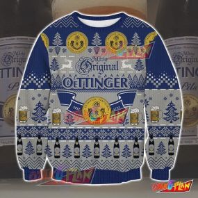 Oettinger 3D Print Ugly Christmas Sweatshirt