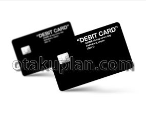 Off  Debit Card - Anime All Day Everyday Credit Card Skin
