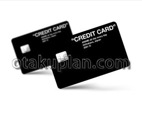 Off Credit Card - Anime All Day Everyday Credit Card Skin