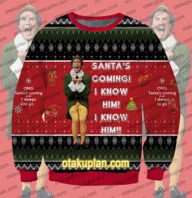 OMG Santa Elf 3D Print Ugly Christmas Sweatshirt