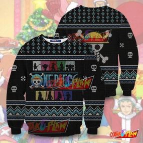 One Piece 3D Print Ugly Christmas Sweatshirt V2