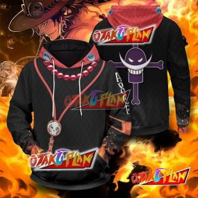 One Piece Ace Unisex Pullover Hoodie
