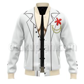 One Piece Film Gold Sanji White Suit Cosplay Varsity Jacket