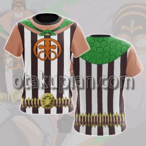 One Piece Jesus Burgess Cosplay T-shirt