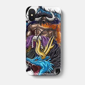 One Piece Kaido Tempered Glass iPhone Case