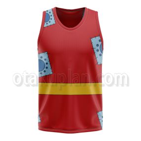 One Piece Luffy Red Patch Cosplay Basketball Jersey