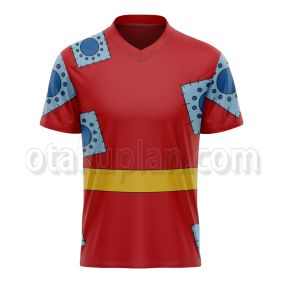 One Piece Luffy Red Patch Cosplay Football Jersey