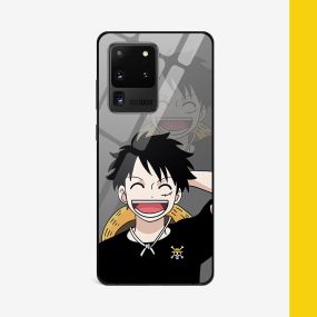 One Piece Luffy Tempered Glass iPhone Case