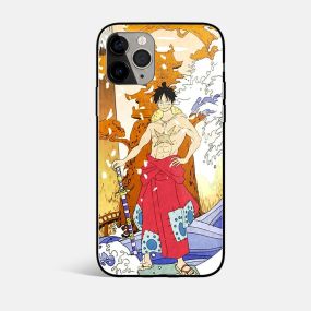 One Piece Luffy Zoro Tempered Glass iPhone Case 1