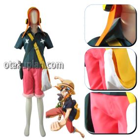 One Piece Monkey D Luffy Adventure Suit Cosplay Costume