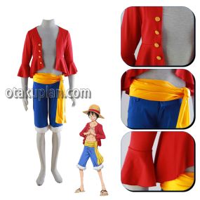 One Piece Monkey D Luffy After Two Year Cosplay Costume