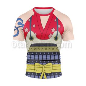 One Piece Nami Onigashima Ninja Short Sleeve Compression Shirt