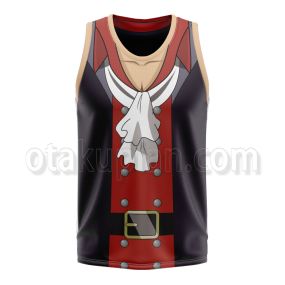 One Piece Sabo Red Cosplay Basketball Jersey