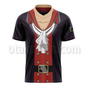 One Piece Sabo Red Cosplay Football Jersey