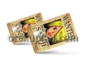 One Piece Sanji Wanted Poster Credit Card Skin