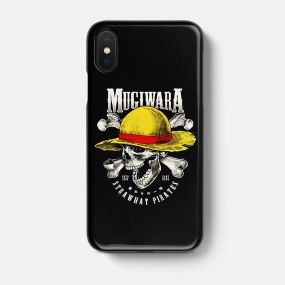 One Piece Straw Hat Pirates Mugiwara Flag Tempered Glass iPhone Case