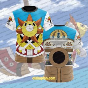 One Piece Thousand Sunny Cosplay T-Shirt