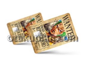 One Piece Zoro Wanted Poster Credit Card Skin