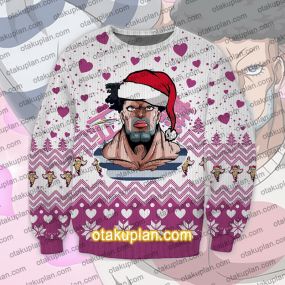 One Punch Man Puri-Puri Prisoner 3D Print Ugly Christmas Sweatshirt