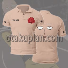 One Punch Man Saitama Custom Name Polo Shirt