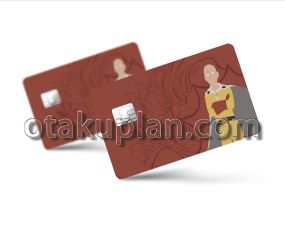 One Punch Man Saitama Minimalist Credit Card Skin
