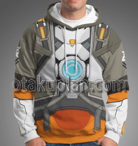 Overwatch 2 Tracer Cosplay Hoodie