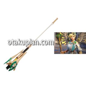 Overwatch Mercy Winged Victory Skin Staff Cosplay Props