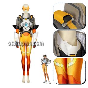 Overwatch Tracer Full Set Outfits Cosplay Costume