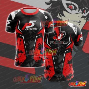P5 Black And Red V3 T-shirt