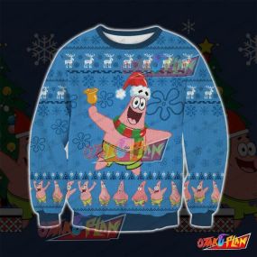 Patrick Star 3D Print Ugly Christmas Sweatshirt