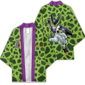 Perfect Cell Dragon Ball Z Kimono Custom Uniform Anime Clothes Cosplay Jacket
