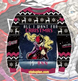 Persona 5 Ann Takamaki New Ugly Christmas Sweatshirt