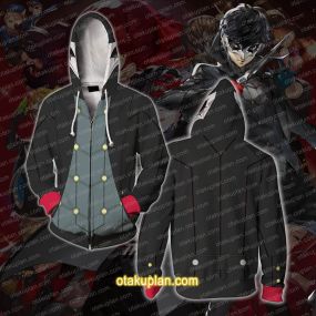 Persona 5 Ren Amamiya Phantom Cosplay Zip Up Hoodie