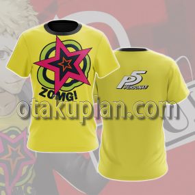 Persona 5 Ryuji Sakamoto Yellow Cosplay T-shirt
