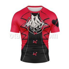 Persona 5 Soul Of Rebellion Heart Short Sleeve Compression Shirt