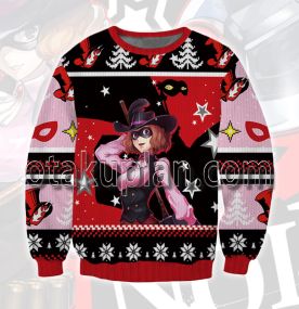 Persona 5 Strikers Haru Okumura Video Game 3D Printed Ugly Christmas Sweatshirt