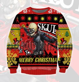 Persona 5 Strikers Ryuji Sakamoto Video Game 3D Printed Ugly Christmas Sweatshirt