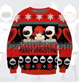 Persona 5 Strikers Sophia Video Game 3D Printed Ugly Christmas Sweatshirt
