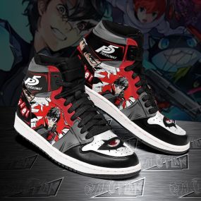 Persona Joker Ren Amamiya Shoes Custom Made Anime Sneakers