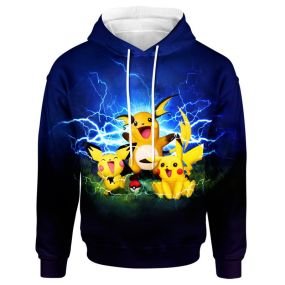 Pikachu Transformation Hoodie / T-Shirt
