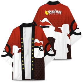 Pokeball Kimono Custom Uniform Anime Clothes Cosplay Jacket
