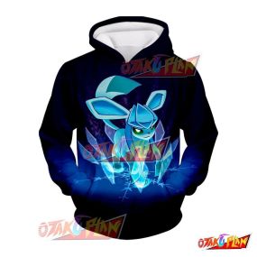 Glaceon Cool Ice Type Anime Action Hoodie
