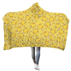 Pokemon Pikachu Hooded Blanket