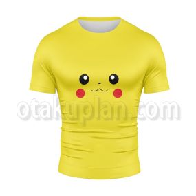 Pokemon Pikachu Rash Guard Compression Shirt