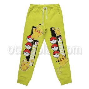 Pokemon Pokeball Pikachu Streetwear Sweatpants