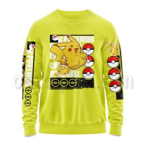 Pokemon Pokeball Pikachu Streetwear Sweatshirt