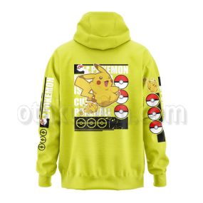 Pokemon Pokeball Pikachu Streetwear Zip Up Hoodie