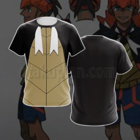 Pokemon Sword And Shield Raihan Cosplay T-Shirt