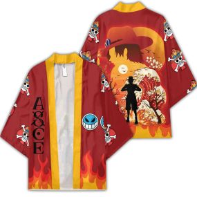 Portgas Ace One Piece Otaku Kimono Custom Uniform Anime Clothes Cosplay Jacket